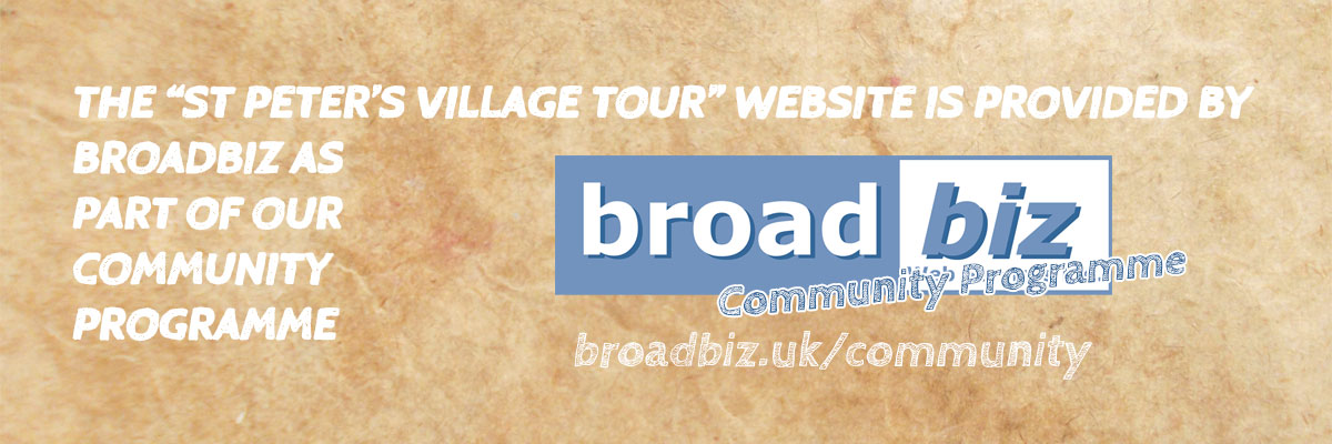 The St. Peter's Village Tour website is provided by Broadbiz as part of our Community Programme